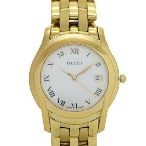 Gucci G-Class 5400M SS White Gold Dial Quartz Watch 1487GUCCI